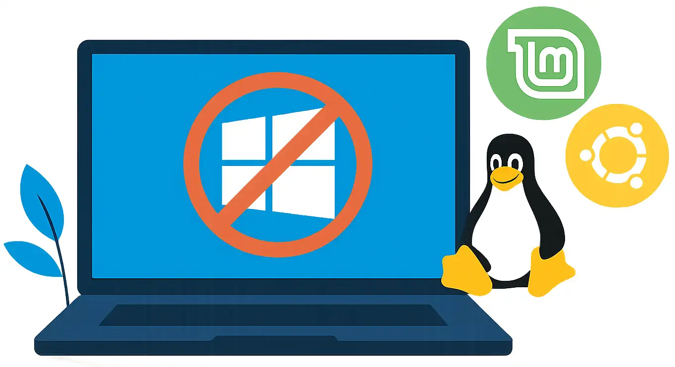 Es gibt viele Windows-Alternativen wie Linux Mint oder Ubuntu.