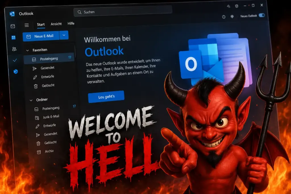 Outlook Neu - Welcome to Hell